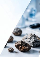 Scientific research and mineral samples